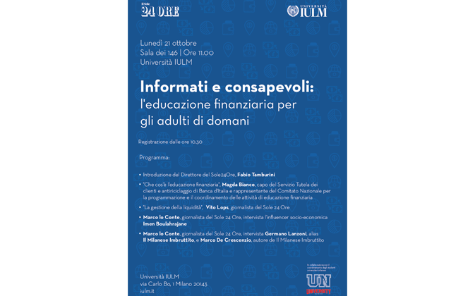 Informati e consapevoli: l’educazione finanziaria per gli adulti di domani