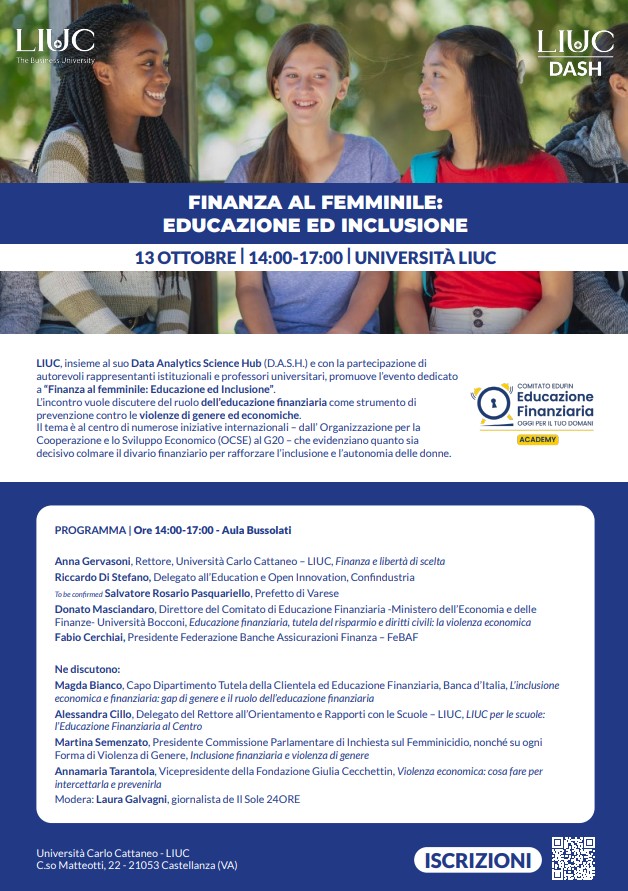 Finanza al femminile: educazione ed inclusione